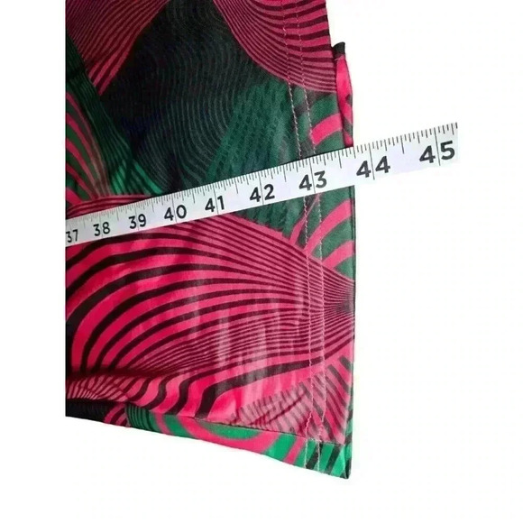 Pretty Little Things Plus Pink Abstract Print Cup Detail Midi Dress Size 16 $68 - Picture 11 of 16